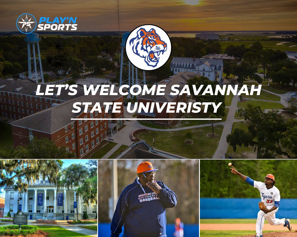 Let’s welcome Savannah State Univ baseball to Play’n Sports! @CarltonHardy @RKraftBSB @StateSavannah