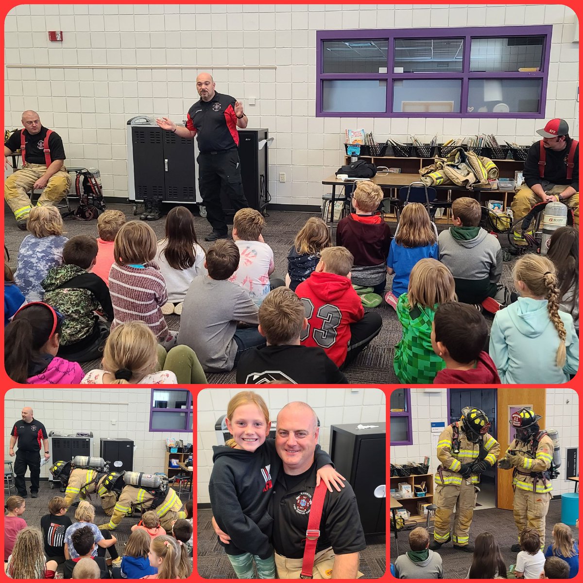 MichaelMeeker30's tweet photo. Thank you @FireKasson for teaching us about fire safety @KMElem and for your continued dedication and service to our community! We appreciate you! https://t.co/2H1rCxZkSb