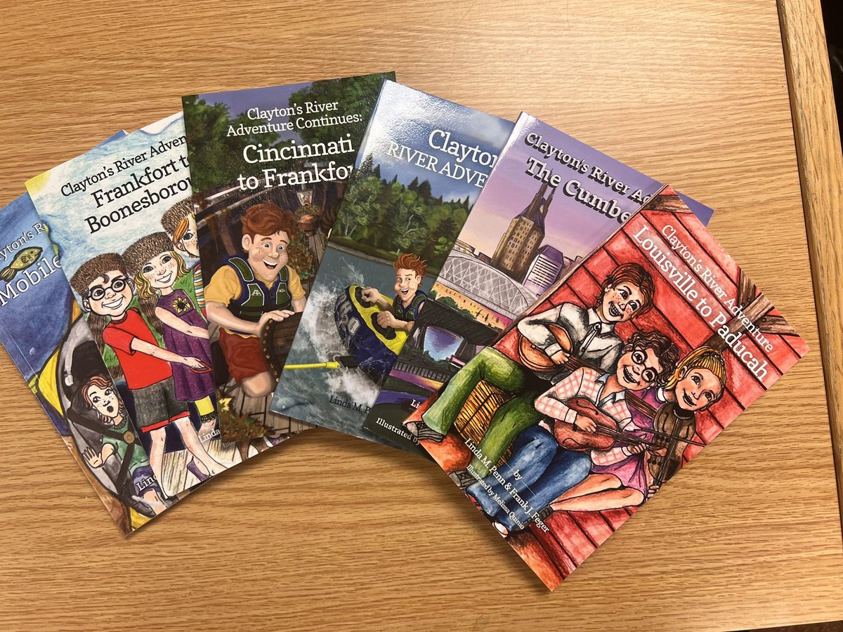 LibraryDunn's tweet photo. Dunn students learned about the working mechanisms of a boat while also getting a glimpse of local KY waterways in Mr. Feger’s 6 River Adventure books! #authorvisit #KYauthor #localauthor #jcpslibraries @JCPS_LMS @DunnPrincipal https://t.co/ylgMGV1PsI
