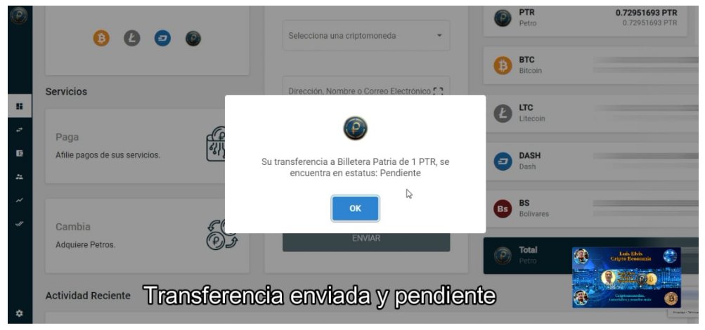 Verifica los datos y confirma la transferencia.
Una vez realizada la transferencia debe aparecer un mensaje con el estatus “pendiente”.
<a href="/marbelinares/">Marbellis Linares</a> <a href="/JoselitRamirez/">Joselit Ramírez</a>