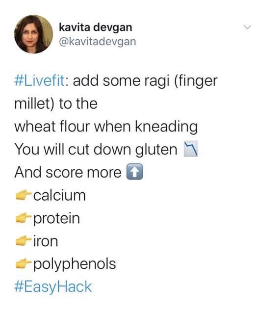 kavitadevgan's tweet image. #fixitwithfoods 
#simplehack