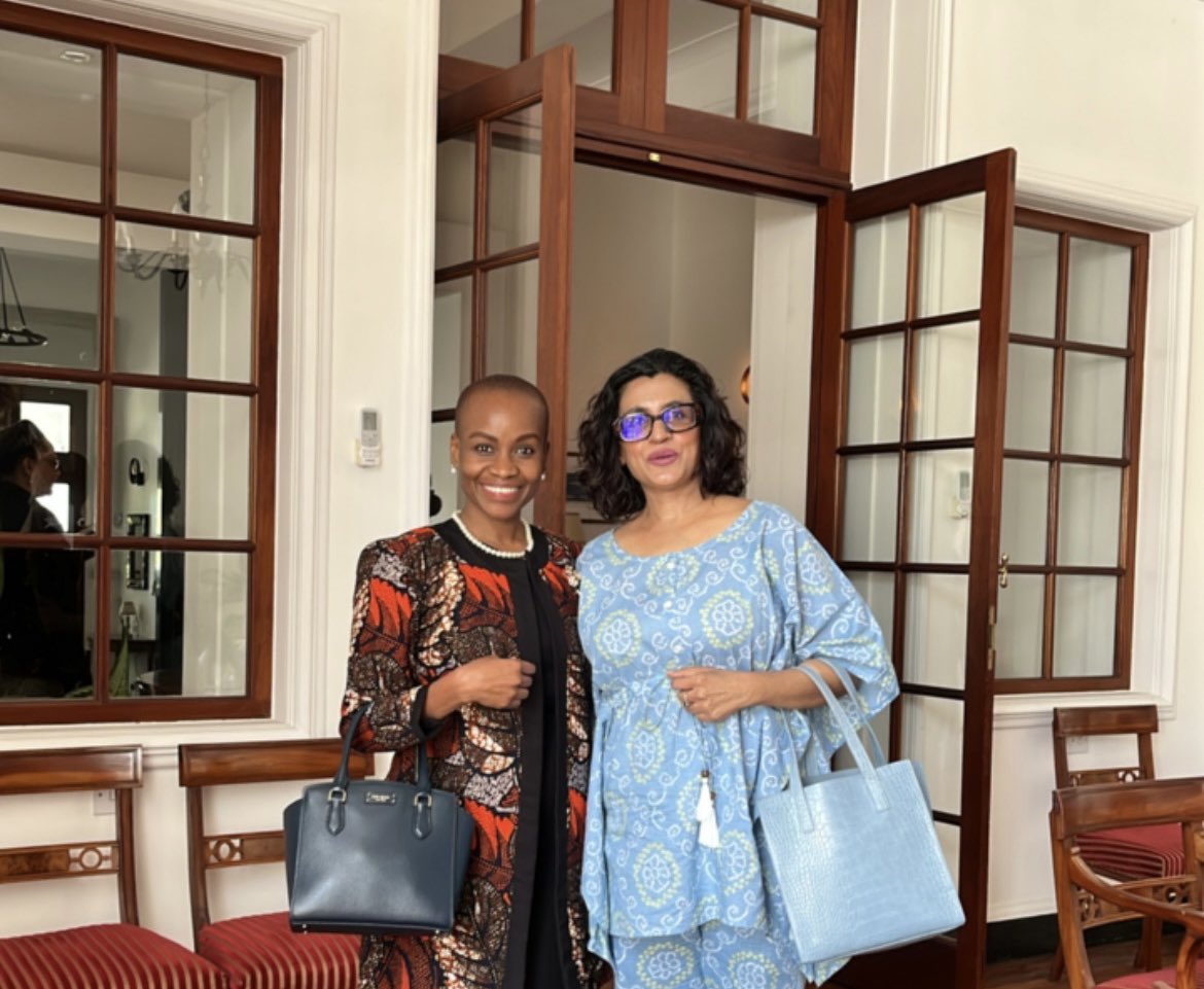 AtteeyaSumar's tweet photo. My take away from @keminaija,  “girl child, may our ceiling be your floor,” to the women change makers of today, “sometimes the mould needs to be broken to make it better.” Authentic powerful women rejuvenating conversations. Thank you @UKinTanzania for the wonderful #IDGC2022 https://t.co/7a1vXTUYeB