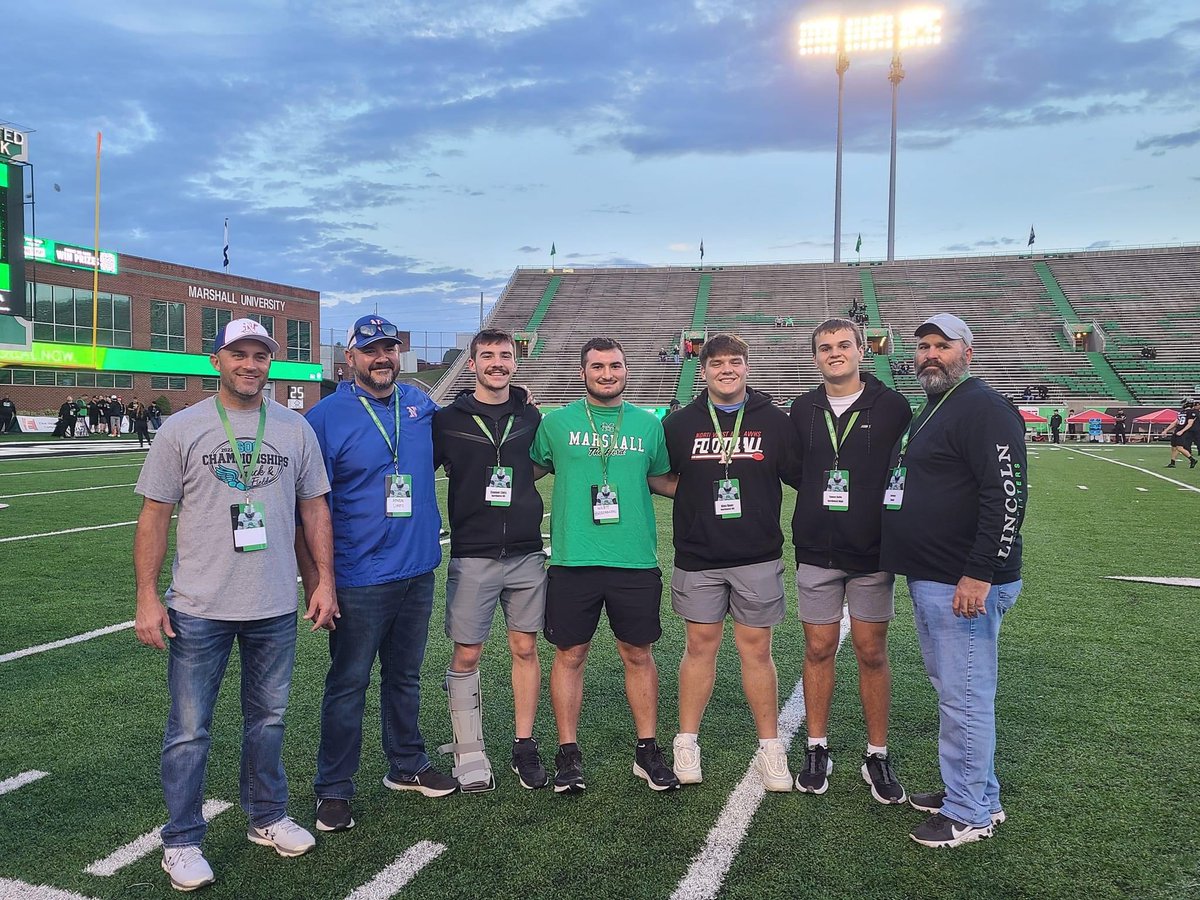 Great Visit Today at Marshall University!! Thanks so much for the opportunity <a href="/CoachHuff/">Charles C. Huff</a> <a href="/CJTrickett9/">Clint Trickett</a> <a href="/jermaine_keyes/">Jermaine Keyes</a>