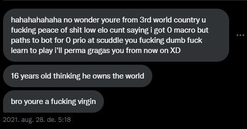 Going through my DMs and found this treasure