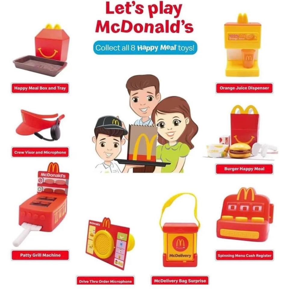 networks_local's tweet photo. Serbu Mcd sekarang gaisss!!!! 🍔🍟

Mcd keluarkan set masak-masak Happy Meal! Comel ² je weh siap ada intercom Drive-Thru, korang boleh dapat kan kat sini👉 https://t.co/suQsZaF3li

Ni Limited Edition tau, siapa cepat dia dapat. https://t.co/AMa8bWQElr
