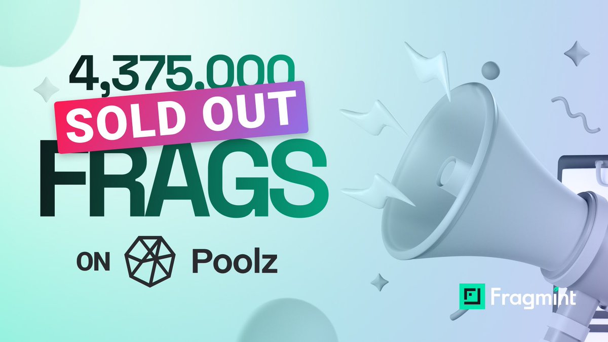 Zain_Onchain's tweet photo. Biggest one yet for $FRAG! 🥳

An incredible feat of an #IDO launch at @Poolz__ , really happy to have these tokens safely in their #Web3 community. 🚀🚀

Don't miss out &amp; find out what the noise is about:
https://t.co/arLo4W5jZw…

#Fragmint #Launchpad #NFTs #DAO https://t.co/ESVZxFRu0F
