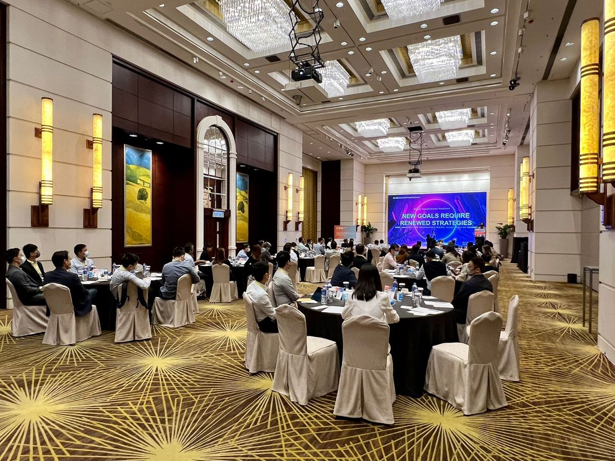 QuestexA's tweet photo. Greetings and good morning! We’re here at Cordis Hong Kong for #CDOHK22 today!!

First up, our Chairman Dr. Andy LUK sharing his opening remarks with our audience today.

Then we have Matthew Chan discussing ‘Gamechanging Your Organization’s Digital Transformation Journey’ https://t.co/0tMOtZcfw2