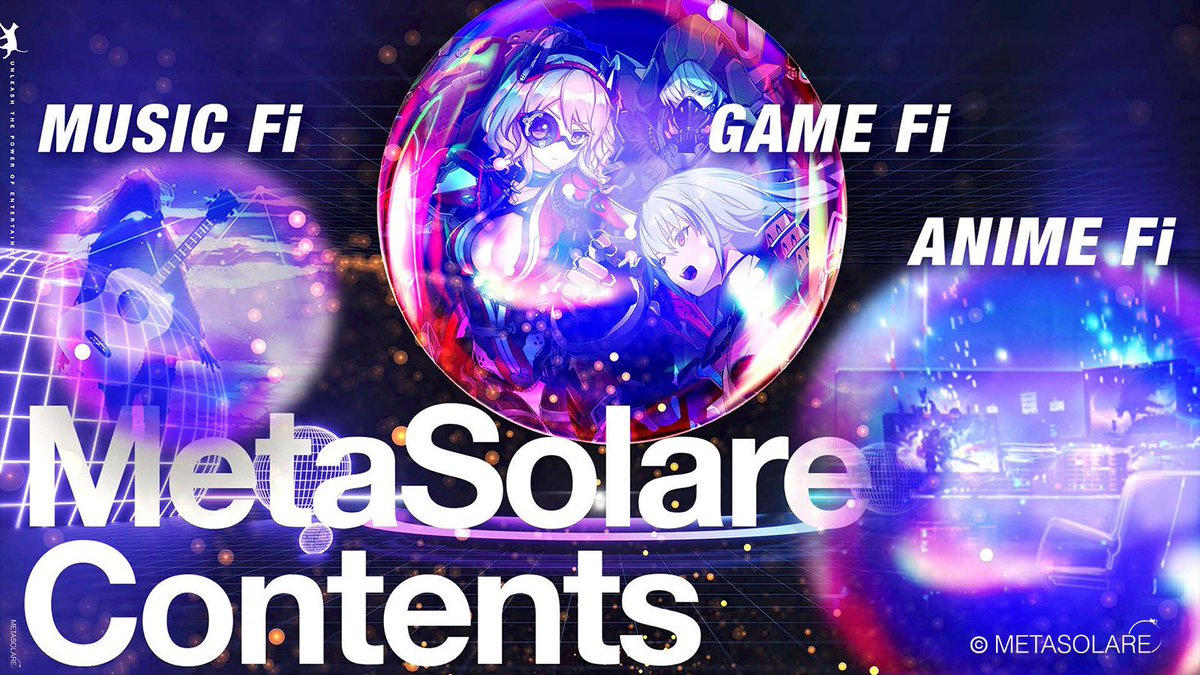 metasolare's tweet photo. They say the biggest thing missing in Web3 right now is entertainment with good IP (Intellectual Property)
MetaSolare has partnerships with some of the biggest IPs in Japan and the world, and we'll be using them to bring quality IP-based music, anime, and gaming to Web3! https://t.co/cGmoiihgc7