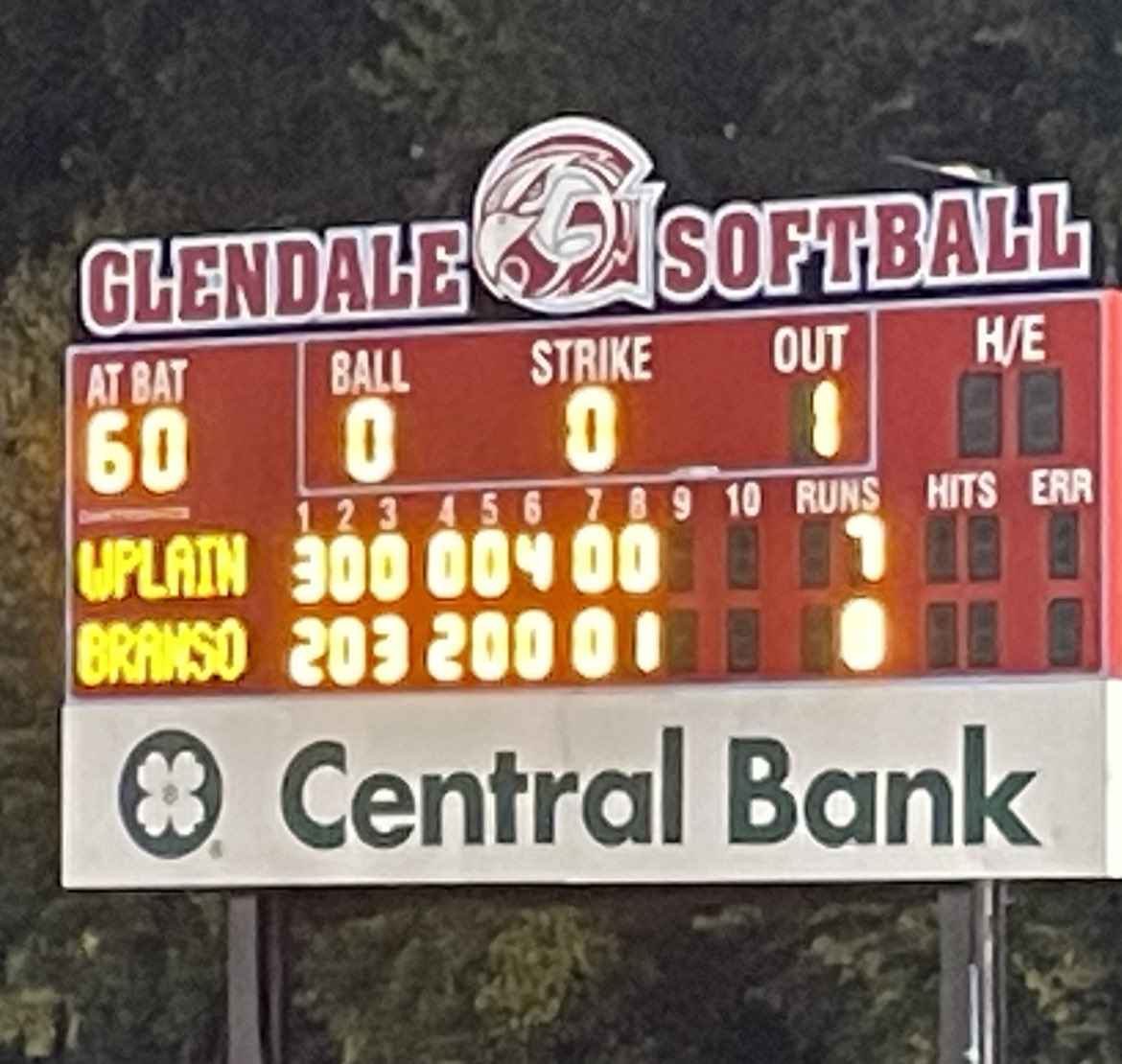 Jerzi Yacko with a game winning walk off single to send the Pirates to the district championship game at 4:30 on Friday against Camdenton.