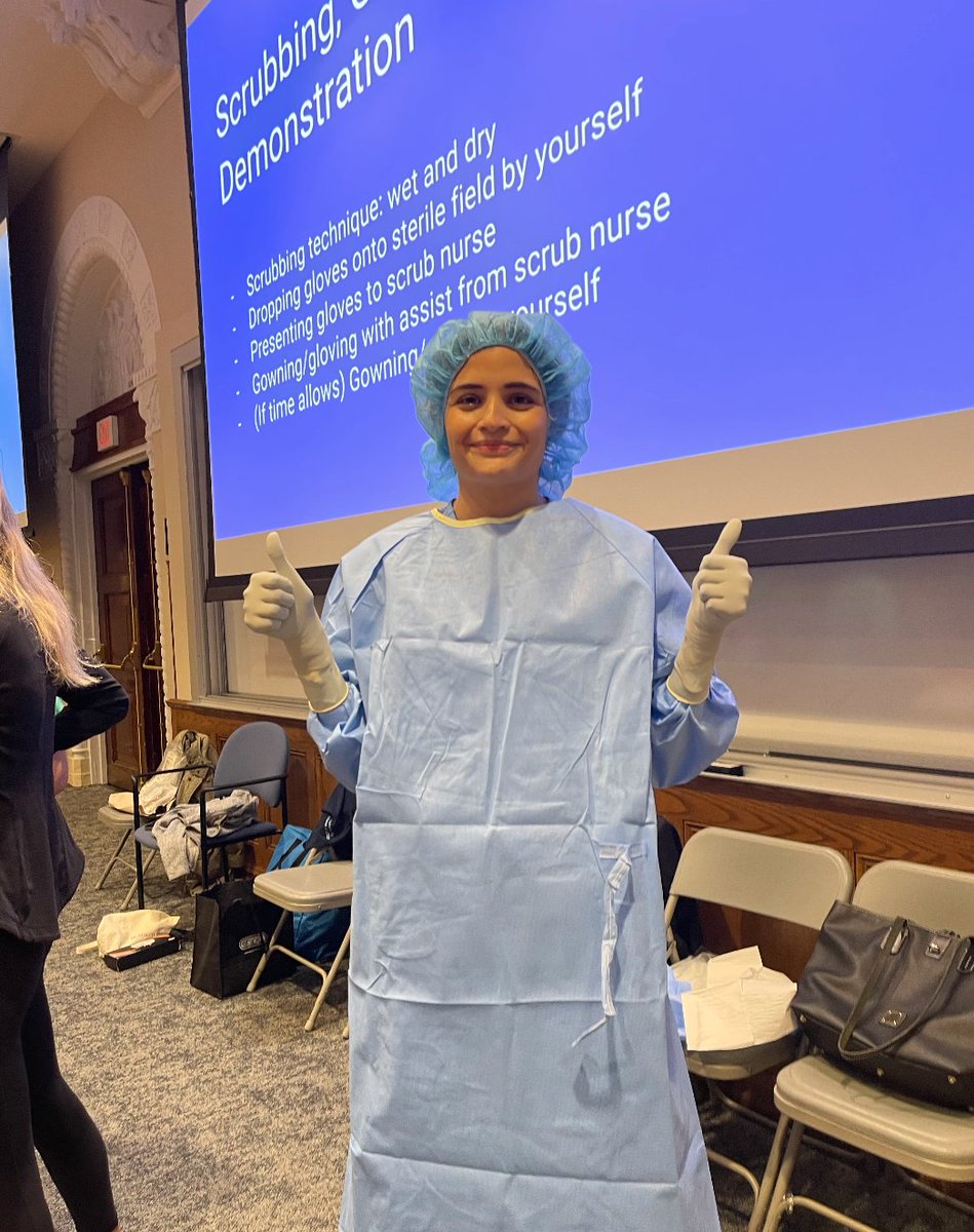 GibbonSurgSoc's tweet photo. HUGE shout out to our MS2 reps, Amrita Iyer &amp; Ari August, for organizing 5 Scrub Training sessions tonight and tomorrow for 200 MS1s. Upon completion, MS1s will be able to shadow in the OR and participate in @GibbonSurgSoc's Surgery at Night &amp; Organ Procurement Programs! https://t.co/LIS9IZnh7P