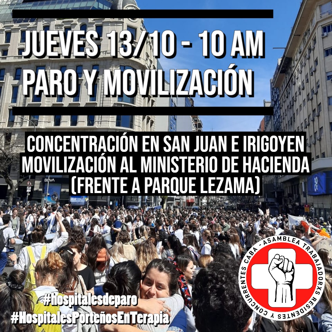flopipf's tweet photo. #HospitalesPorteñosEnTerapia #HospitalesDeParo 
@horaciorlarreta
 
@FernanQuirosBA mañana seguimos movilizando!! Esta lucha continuaa!!! https://t.co/uOF6U57oyn
