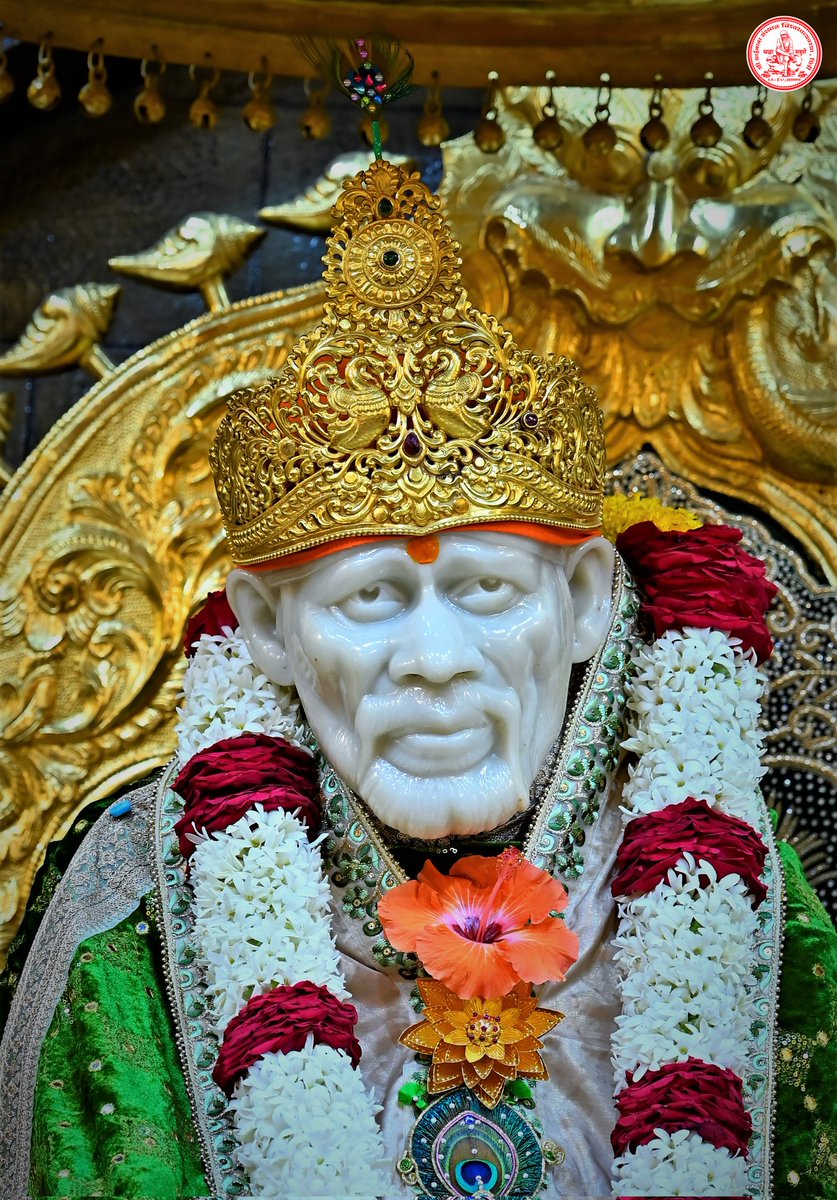 SSSTShirdi's tweet photo. *!! ॐ साई राम !!*
*श्री साईबाबा संस्थान विश्वस्त व्यवस्था,शिर्डी*
*!! ॐ Sai Ram !!*
*Shri Saibaba Sansthan Trust, Shirdi*
≈≈≈≈≈≈≈≈≈≈≈≈
*आरती :-  शिर्डी माझे पंढरपूर*
*गुरुवार  दिनांक १३ ऑक्टोंबर २०२२*     
*Aarti : -shirdi majhe pandharpur*
*Thursday 13 October 2022* https://t.co/NpJCwJr77j