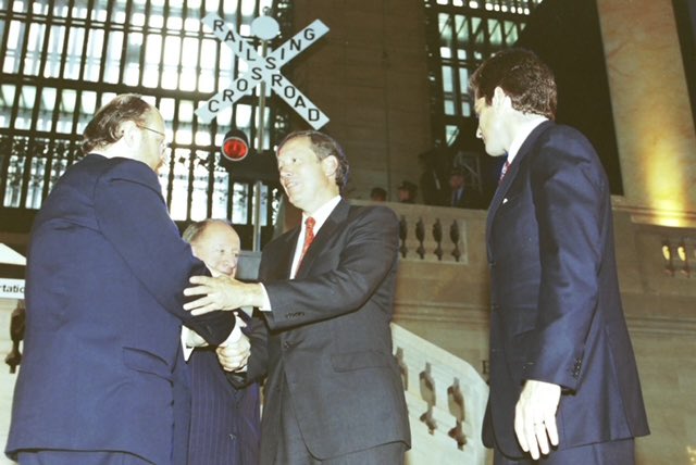 From the archives of the Pataki Center.  From October 1, 1998.  The reopening of Grand Central with John F. Kennedy Jr. and @JoeLhota