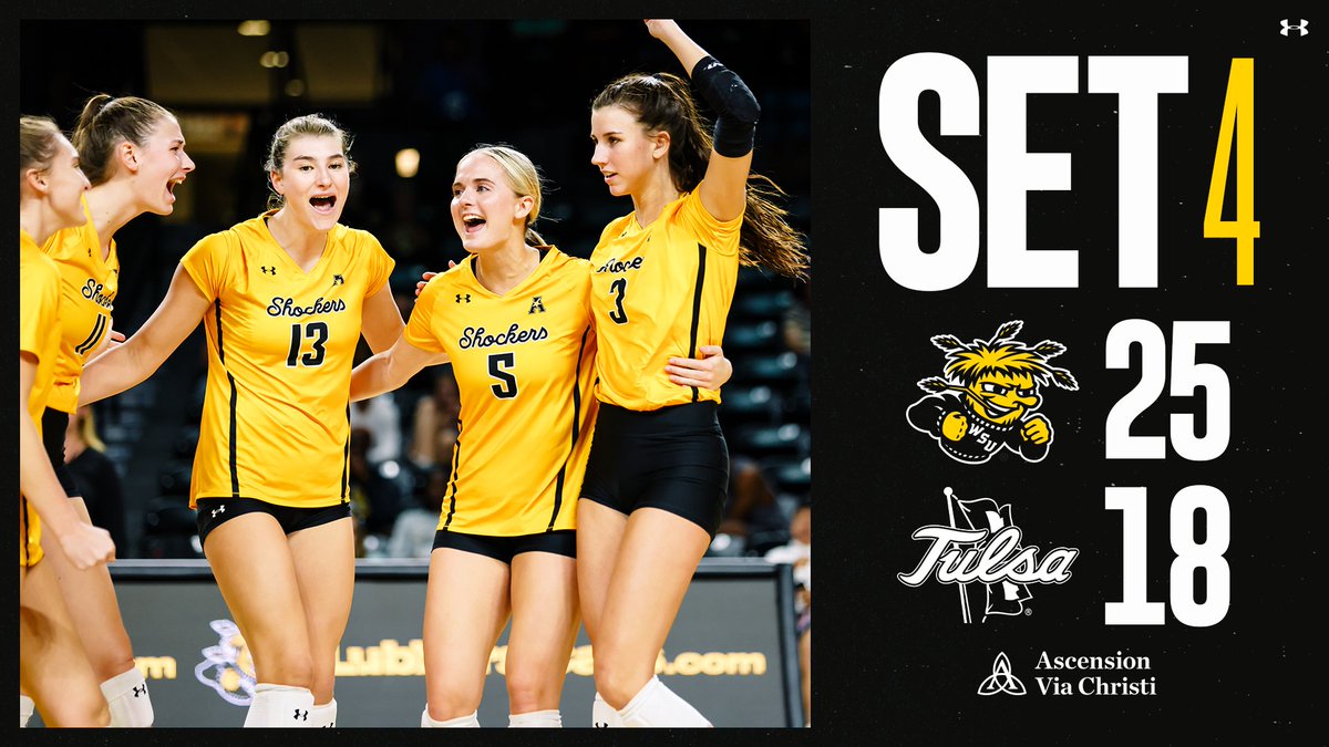 GoShockersVB's tweet photo. Let's play five! https://t.co/1YqOuDZ772