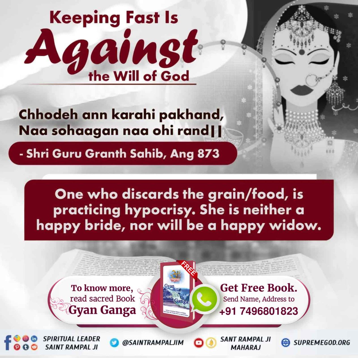 Supermegod01's tweet photo. #TrueStory_Of_KarvaChauth
One should not keep fast as it's against the constitution of God so it's having zero benefit to keep fast. https://t.co/vrx91Rsvre