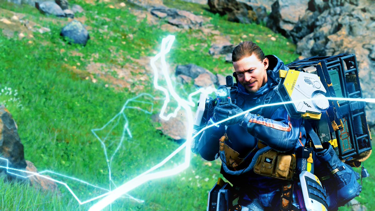 JackAdib_2077's tweet photo. Sam is zapping his way through your twitter feed.โก๏ธ๐ซ
The Maser Gun
#StrandedThursday
#DeathStranding
#DeathStrandingPhotoMode
#VirtualPhotograpy #VPRT #WorldofVP https://t.co/528FwF5Y8A