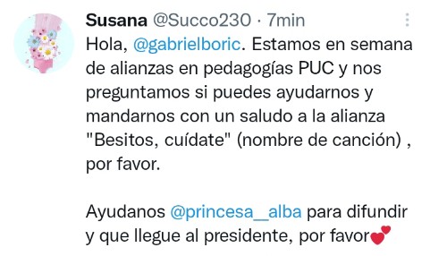 Succo230's tweet photo. @princesa__alba https://t.co/Q734r7NcW9

@princesa__alba  @gabrielboric https://t.co/5ASRFmAM1o