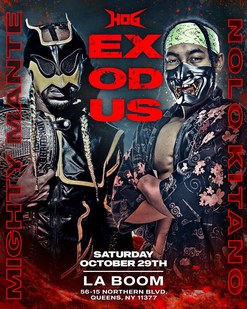 𝟔 𝐖𝐀𝐘 𝐂𝐇𝐀𝐌𝐏𝐈𝐎𝐍𝐒𝐇𝐈𝐏 𝐌𝐀𝐓𝐂𝐇 🦸🏽‍♂️Mighty Mante vs Nolo Kitano ⚔️ Saturday, October 29th LIVE from LA BOOM! Bell Time 6pm Tickets Available 🎟 tickettailor.com/events/houseof…