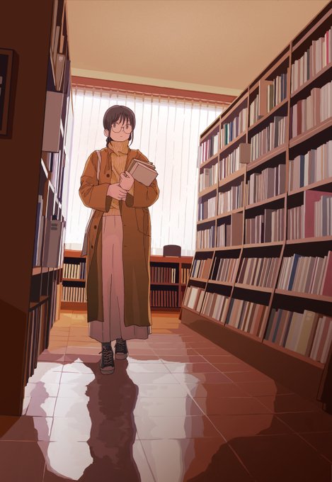 「図書館 立つ」のTwitter画像/イラスト(新着)