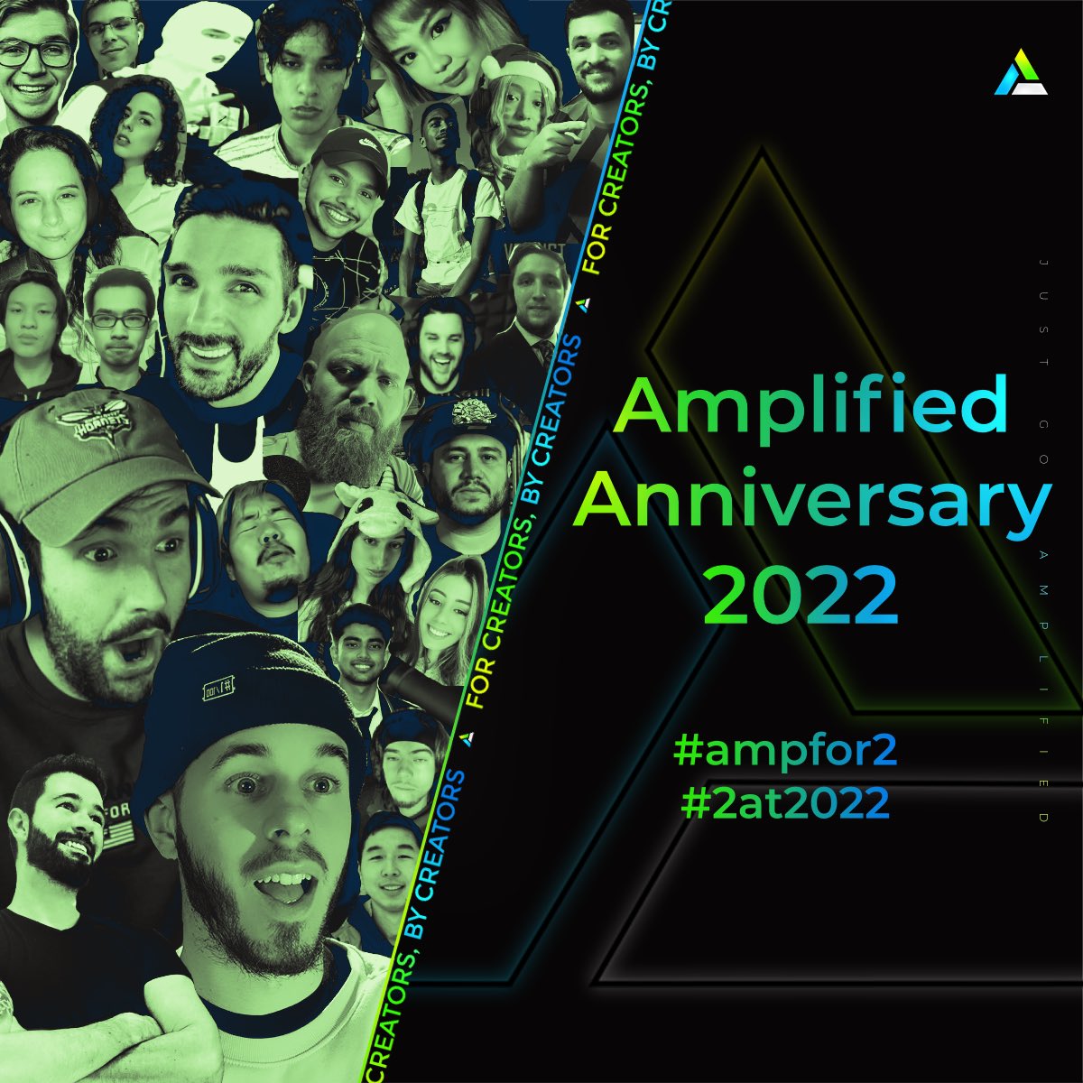 🎉 Amplified turns 2 this month! 🎉

Come join us as we celebrate our growing family. 💙💚

Get to know the owners, the history, and the amazing Amplified creators from all over the world. 🌎 

STAY TUNED! #ampfor2 #AmplifyYourself #AnniversaryMonth