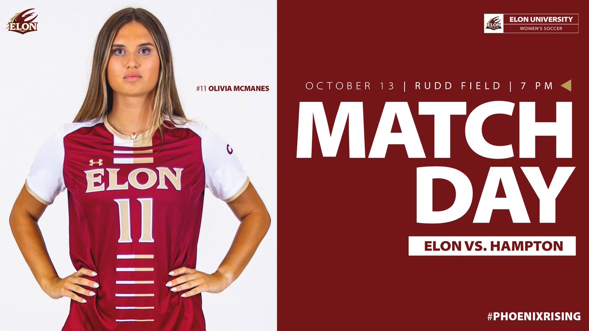 Home sweet home 🏠

🆚 Hampton
🕖 7 p.m.
📍 Rudd Field
💻 bit.ly/3BrFamb
📊 bit.ly/3RXr0hH
📝 bit.ly/3TexQjQ

#PhoenixRising | #EUWS