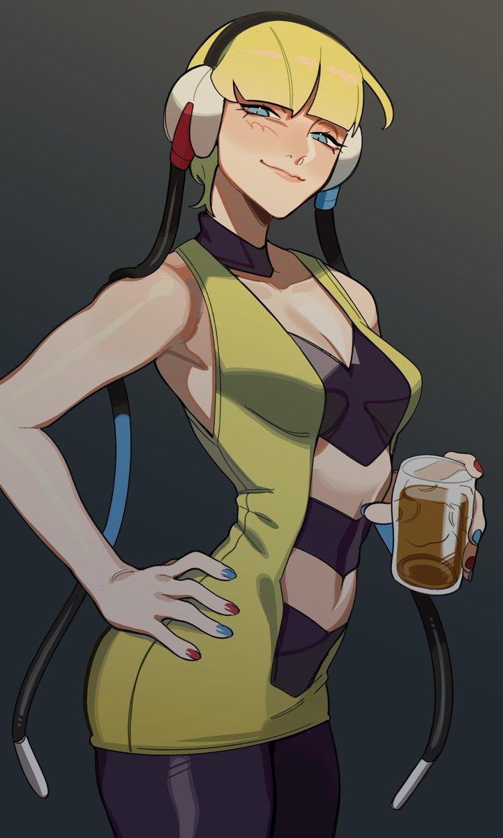 porqueloin's tweet photo. Elesa invited you backstage for a drink or two 🍻 https://t.co/UtxQZDyOkJ