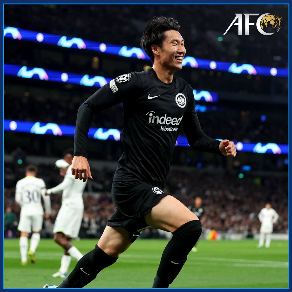 afcasiancup's tweet photo. ⚽️⚽️ Son Heung-min 🇰🇷
⚽️⚽️ Mehdi Taremi 🇮🇷 
⚽️ Daichi Kamada 🇯🇵 

A little Asian flavour on #UCL night! 🤩 🙌 https://t.co/Wkp9cyeL4s