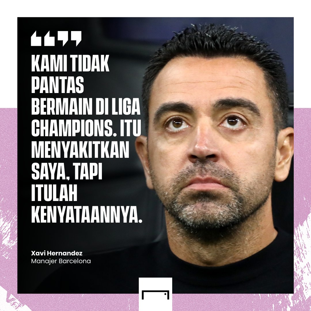 GOAL_ID's tweet photo. Xavi begitu frustasi dengan permainan anak asuhnya dan akhirnya menyadari satu hal 🥺

Selengkapnya >>> https://t.co/XWQYHKwaNF

#BarcaInter #UCL https://t.co/x4r7KWrFlM