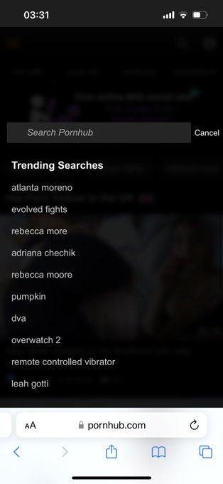 Trending on top at @pornhub ?! https://t.co/PL6eq6n3FU
