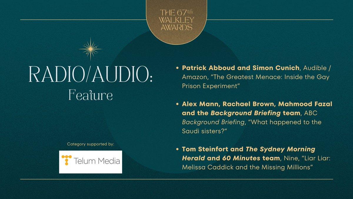 Walkley Foundation tweet media