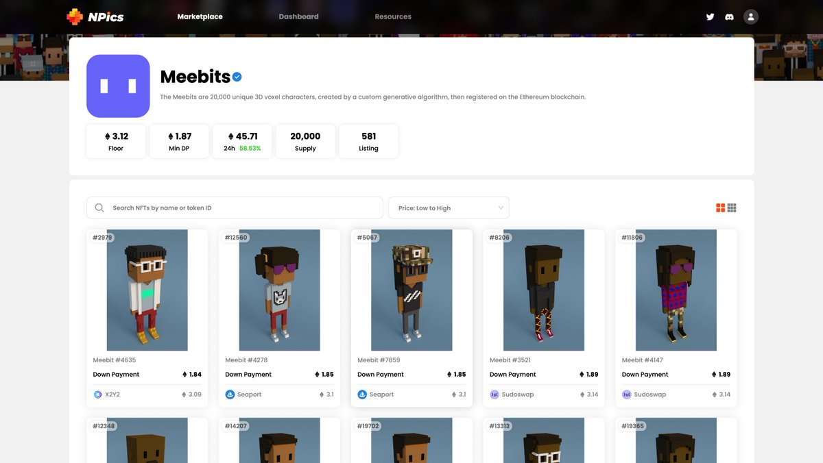 🌈#Meebits on NPics.xyz📍
Time to join meeb fam!
#NFT #NPics