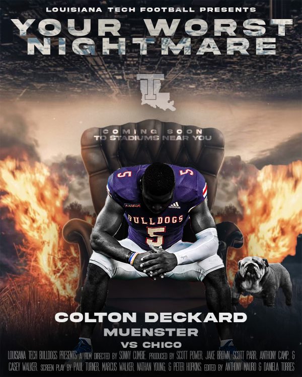 Thank you <a href="/LATechFB/">LA Tech Football 🏈</a>