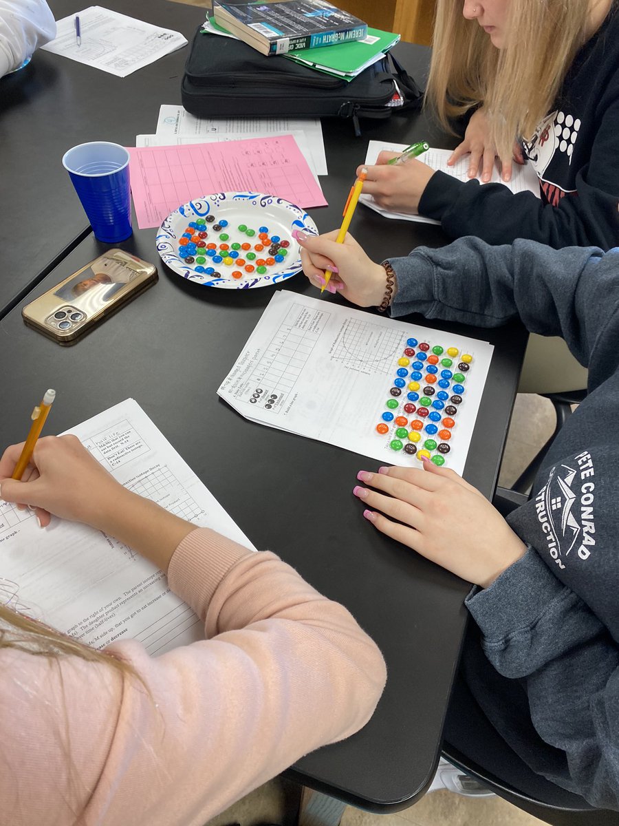 wdhsbowles's tweet photo. #labday in 606! ENV practicing mark and recapture and PSC working on radioactive decay! #wdbobcats #learnbydoing https://t.co/wXXZqyQbVn