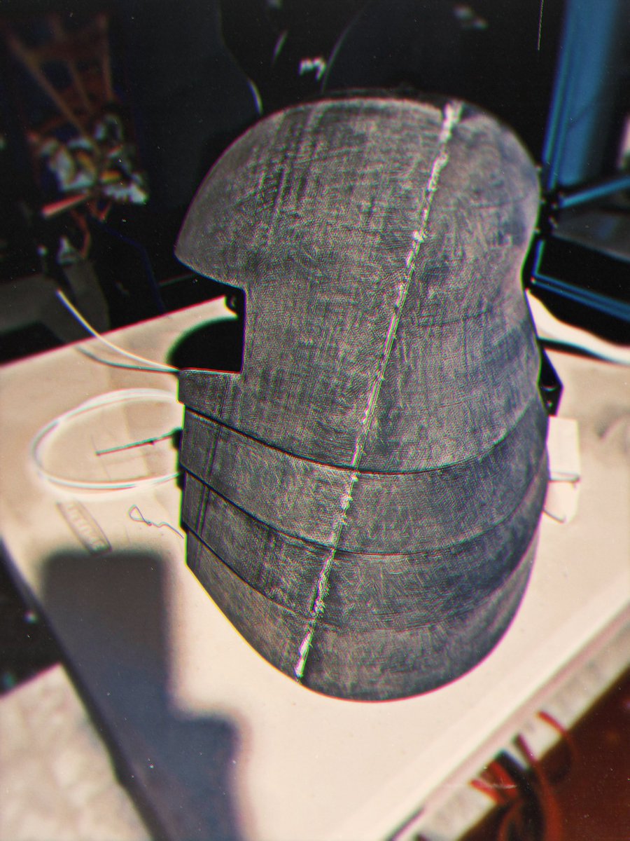 cathouse_design's tweet image. Top secret project for  myself.  Plastic welded seams sanded smooth.  #cathousecreativedesign #hatchbox3d #th3d #3dprinting #cosplay #cosplayer #rhodeislandcomiccon #ricomiccon #miragestudios