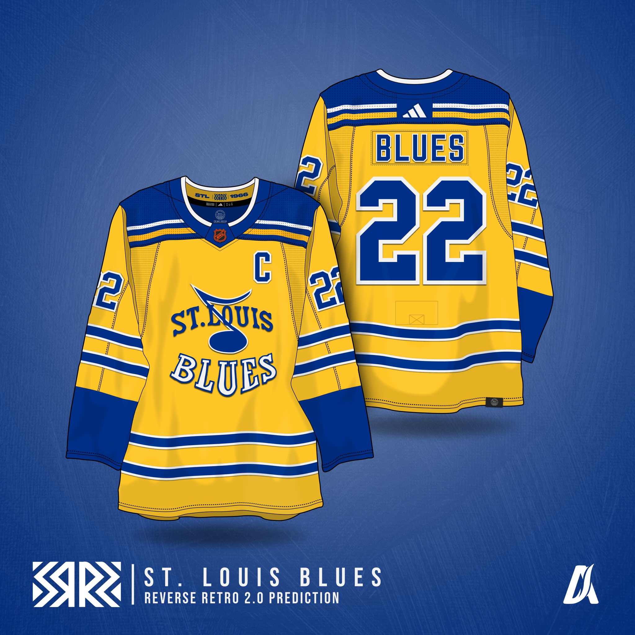 Gabe™️ on X: I would expect the @StLouisBlues' Reverse Retro 2.0