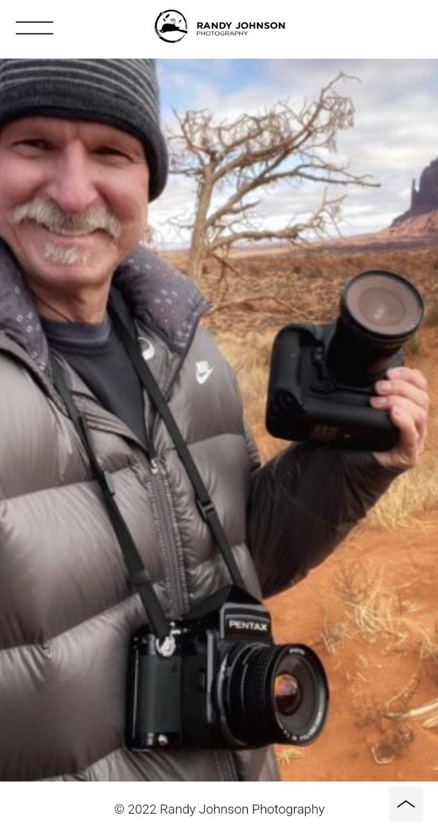 And rocks a Pentax 6x7!