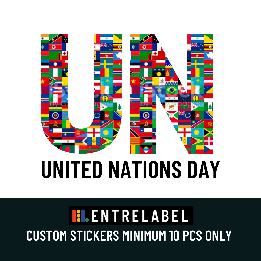 EntreLabel's tweet image. Camaraderie. Fellowship. Unity in Diversity. 

Free Nationwide Shipping in the Philippines. Delivered to your Doorstep.
Order Online: entrelabel.com

#entrelabel #unday #unitednations #sticker #customstickers