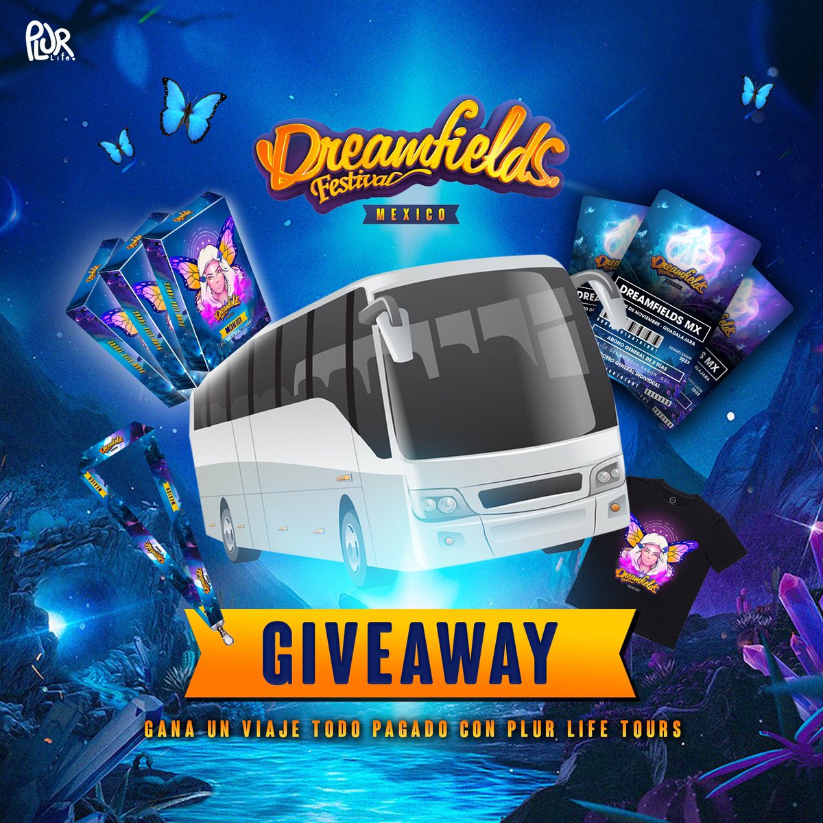 plur_lifemx2's tweet photo. PARTICIPA Y GANA UN VIAJE TODO PAGADO A DREAMFIELDS MEXICO 2022! 

Paso 1: Fav y RT 
Paso 2: Sigue a @plur_lifemx2 y @chicoplur 
Paso 3: Etiqueta a 3 amigxs para que nos sigan a ambas cuentas y escribe tu nombre completo, en el mismo comment 

Y LISTO! Mucha suerte a TODXS 🔥 https://t.co/5qTlTYtW5S