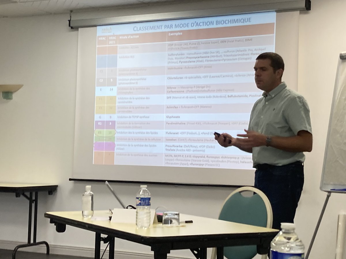 BUREAU20's tweet photo. Formation pour les techniciens IMPAACT Sud-Ouest sur la Gestion des résistances des adventices en compagnie de @Arvalisofficiel et @ADAMA
Approche agronomique et Stratégie Santé Végétale @IMPAACTRESEAU https://t.co/JGFhES6uoX