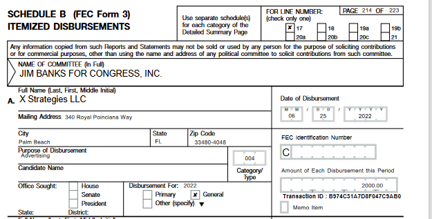 McPhersonHall's tweet photo. Just curious, has #IN3 @RepJimBanks explained why his campaign paid X Strategies LLC $2000 ?
Ref : Green's baseless accusation against #IN01 @RepMrvan's family
Copy
@mlovestotweet
@JoeFrancis83
@dahlingitsme
@GoodTroubleIN
@BanksJimbo
@KokomoObserver
https://t.co/4YMsVM4JrN https://t.co/0yMzc3Hg6A