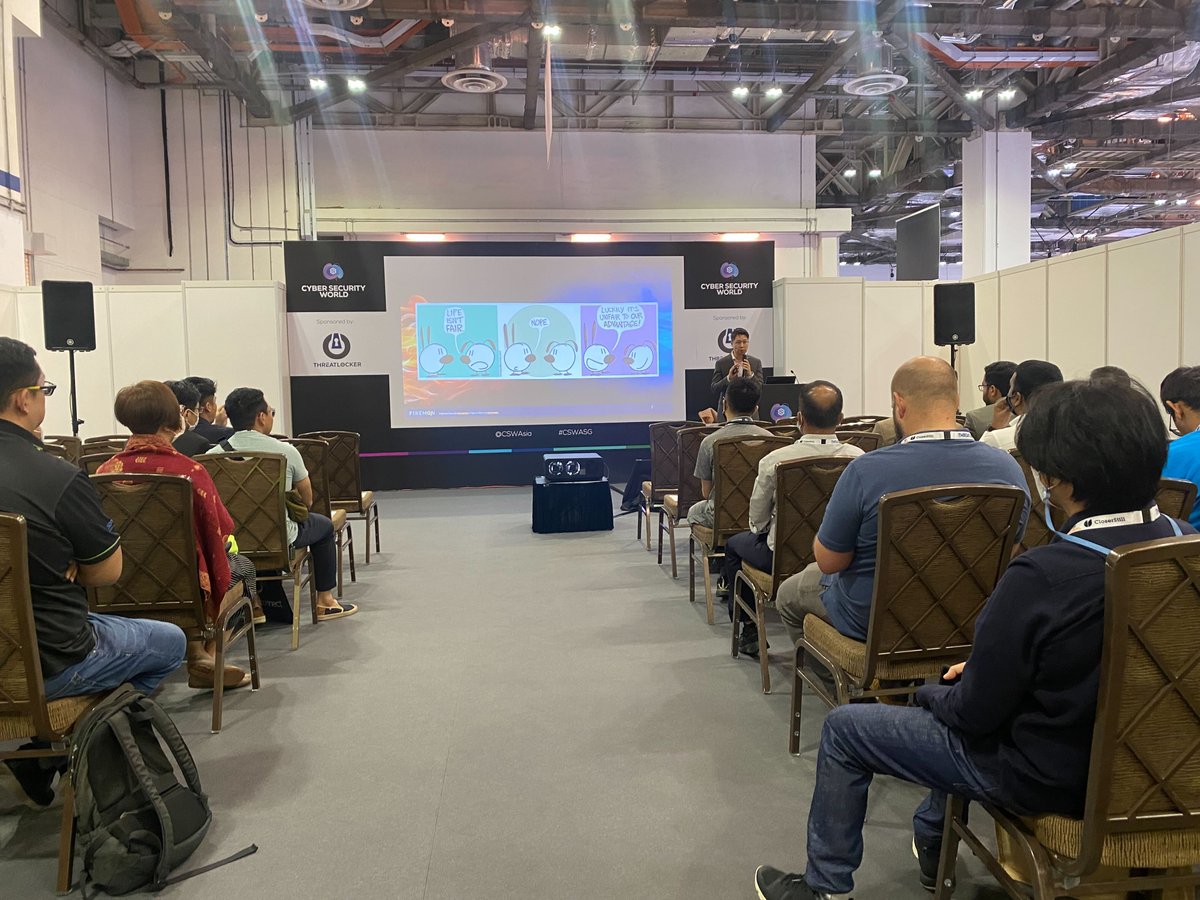 FireMon's tweet photo. Thank you to all who joined Shikwang Jang, FireMon’s APAC Regional Director, yesterday in his presentation on automating security fundamentals.
#CSWA #CyberSecurityWorldAsia #firemon #cybersecurity #security #cloudsecurity #securitymanagement https://t.co/jAEzy64VB8