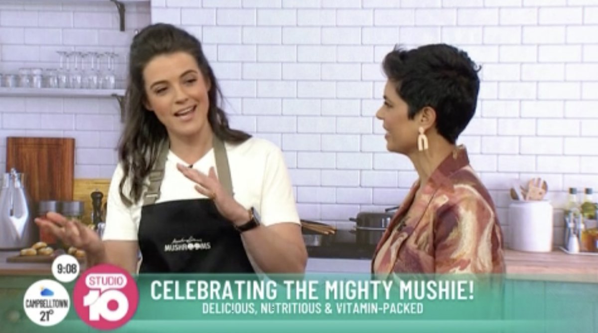 Georgia Beattie π©βπΎ (@gbeattie) on Twitter photo Celebrating the #mightymushie this week on
<a href="/Studio10au/">Studio 10</a> featuring <a href="/ChefJasRoberts/">Chef Jason Roberts</a> and <a href="/BullaPark/">BullaPark</a> <a href="/Hort_Au/">Hort Innovation</a> <a href="/farmingforever/">Farmers for Climate Action</a>
#SustainableFood
youtu.be/C7LLPWR4sfQ Celebrating the #mightymushie this week on
<a href="/Studio10au/">Studio 10</a> featuring <a href="/ChefJasRoberts/">Chef Jason Roberts</a> and <a href="/BullaPark/">BullaPark</a> <a href="/Hort_Au/">Hort Innovation</a> <a href="/farmingforever/">Farmers for Climate Action</a>
#SustainableFood
youtu.be/C7LLPWR4sfQ