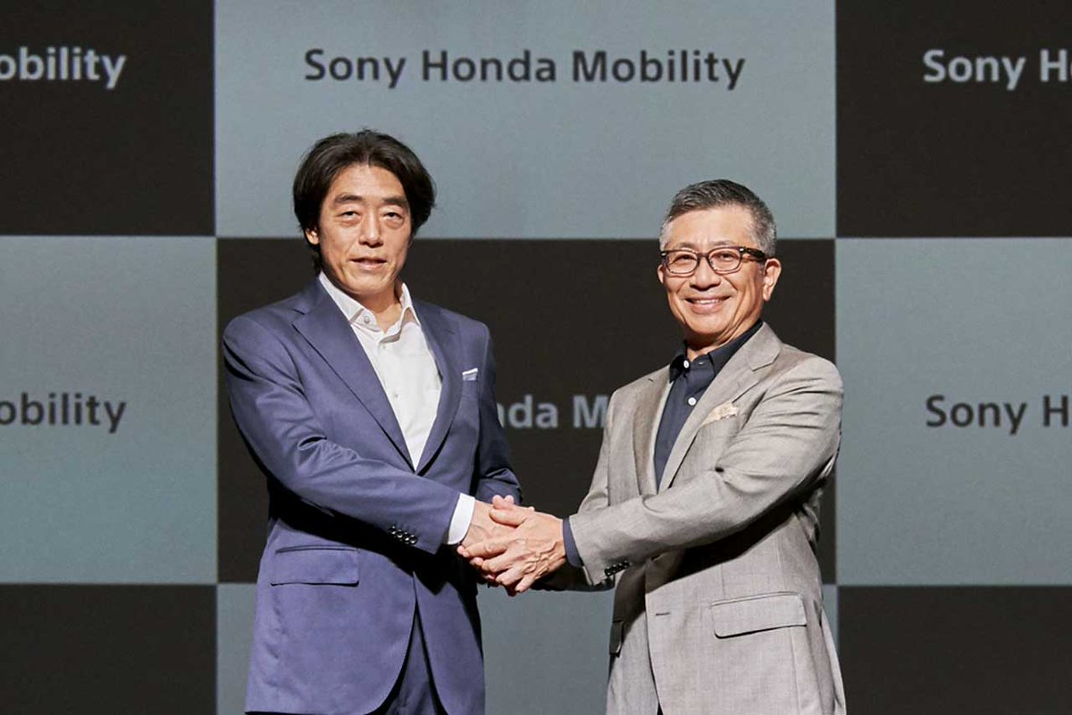 ソニー・ホンダモビリティが設立発表会を実施。日本市場投入は2026年後半、オンラインでの販売を目指す as-web.jp/car/871320 #Sony #Honda #SonyHondaMobility #ソニー・ホンダ #ソニー #ホンダ