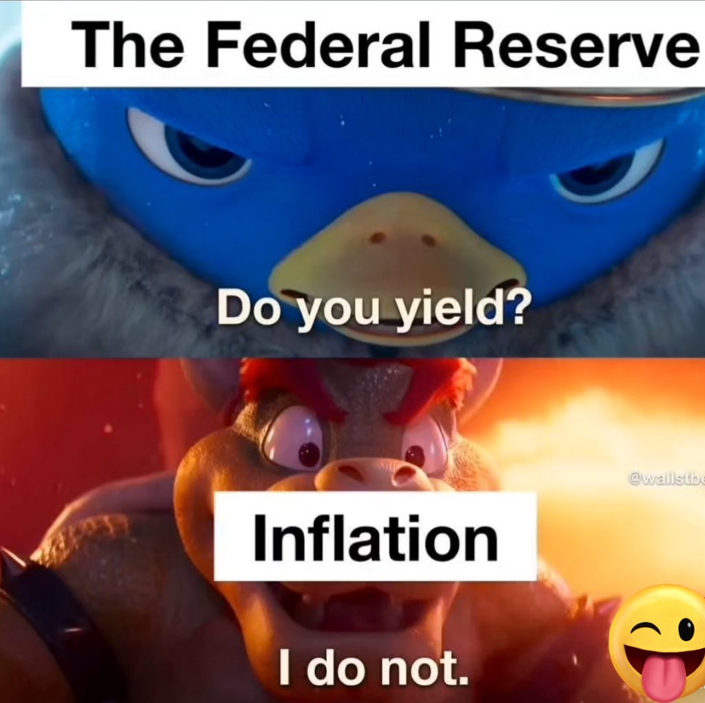 Any bets?
#inflation #meme #cryptomeme