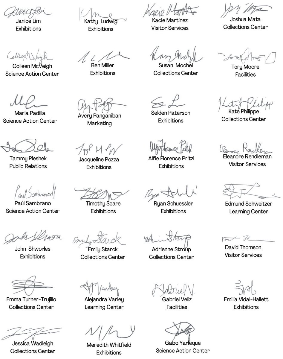 📣 BREAKING: Field Museum employees are forming their union, Field Museum Workers United, with <a href="/afscme31/">AFSCME Council 31</a>! Read their public letter here, then sign the petition to support them at actionnetwork.org/petitions/add-…!