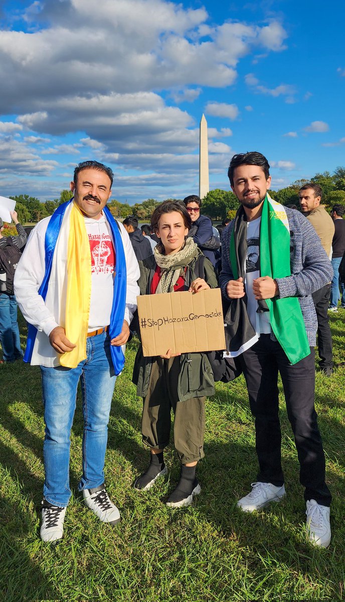 من دیگر به هیچ پرچم و سرود ملی در افغانستان احترام ندارم و تا اطلاع ثانوی از پرچم موسوم به هزارستان استفاده می‌کنم و پرچم تاجیک ها و ازبیک ها را نیز احترام خواهم کرد.
#StopHazaraGenocide