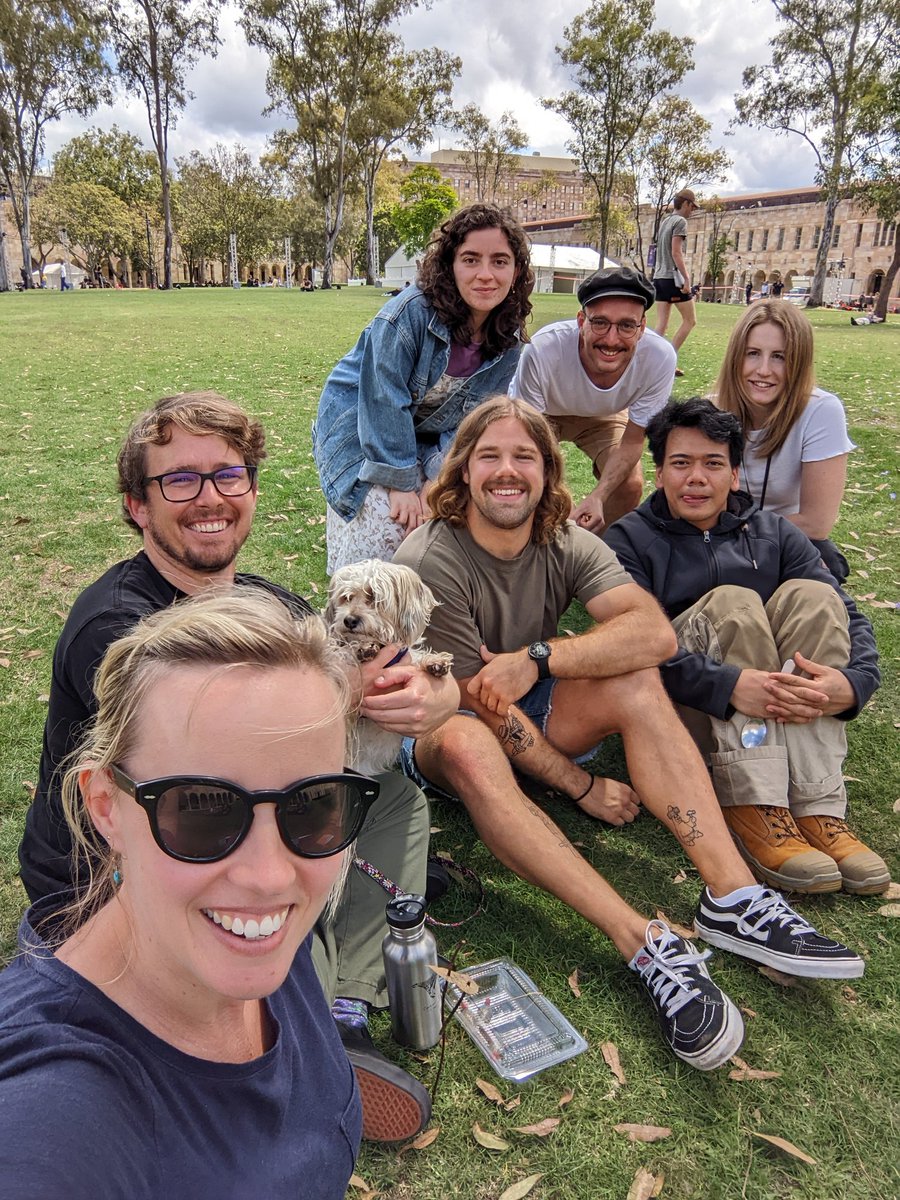 What a treat to return from maternity leave to this fun and clever group of PhD students! @UQ_CBCS @UQ_sees