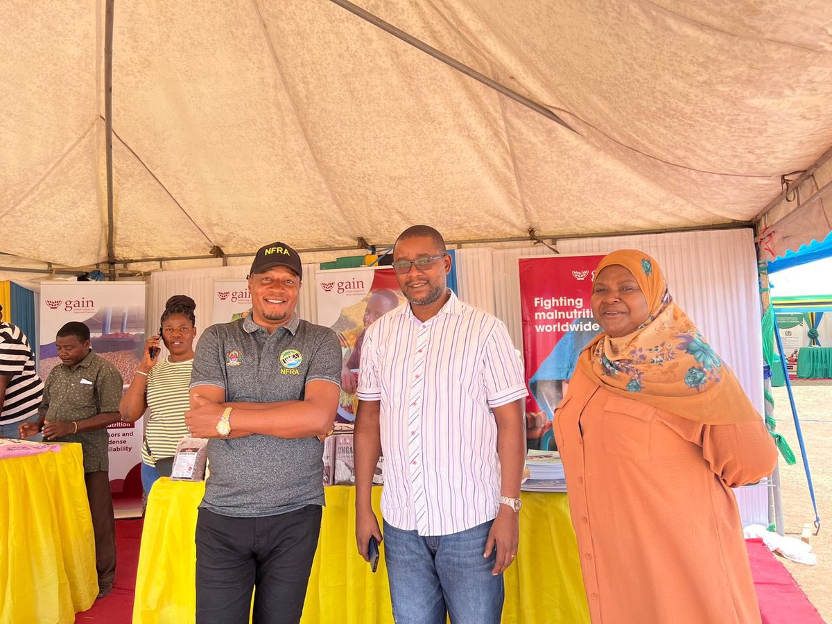 GAIN_TANZANIA's tweet photo. 📍World food week in Simiyu region. The theme this year is better production,better nutrition, better environment &amp; a better life. @GAIN_TANZANIA is excited to be part of this event and provide support to seed producers,processors and suppliers of nutritious foods. https://t.co/ukRs715GRG