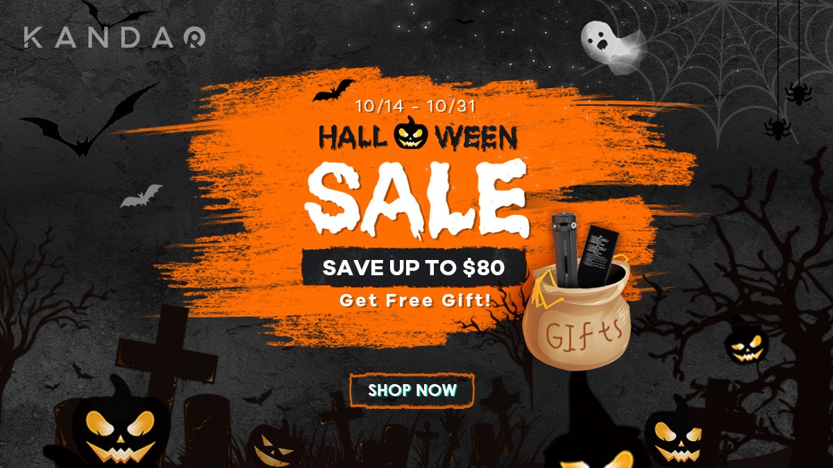 KandaoVR's tweet image. 📣HALLOWEEN SALE x Kandao US Official Store🛒
📌SAVE UP TO $80 and FREE SHIPPING!🎁 💯
⏰Duration: Oct 14- Oct 31
Don&apos;t miss out!🤩
Shop now: us.kandaovr.com

#HalloweenSale #Sale #kandaomeetingseries #discount #conferencingcamera #QooCamEGO #Kandaomeeting