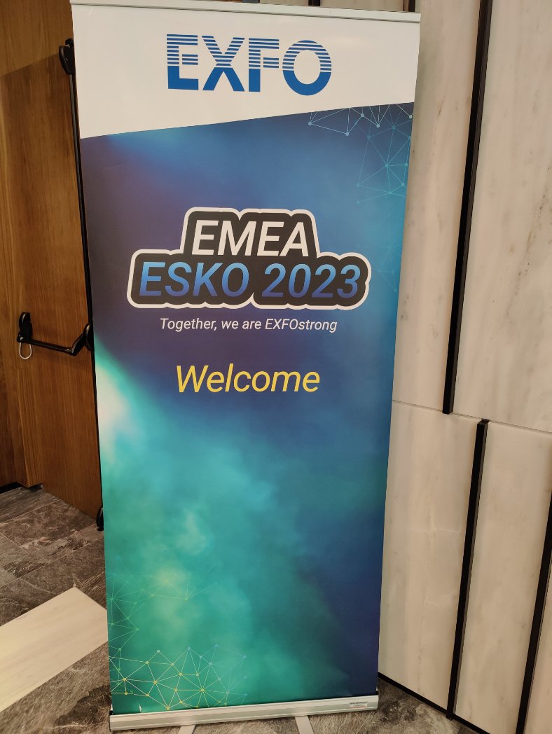 redmaxtech's tweet photo. Redmax is attending EMEA 2023 EXFO Sales Kick-Off.

#redmax #technologies #exfo #exfostrong https://t.co/SBpj46uZRN
